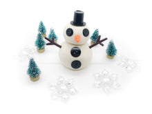 Load image into Gallery viewer, Snowman Play Dough Tin