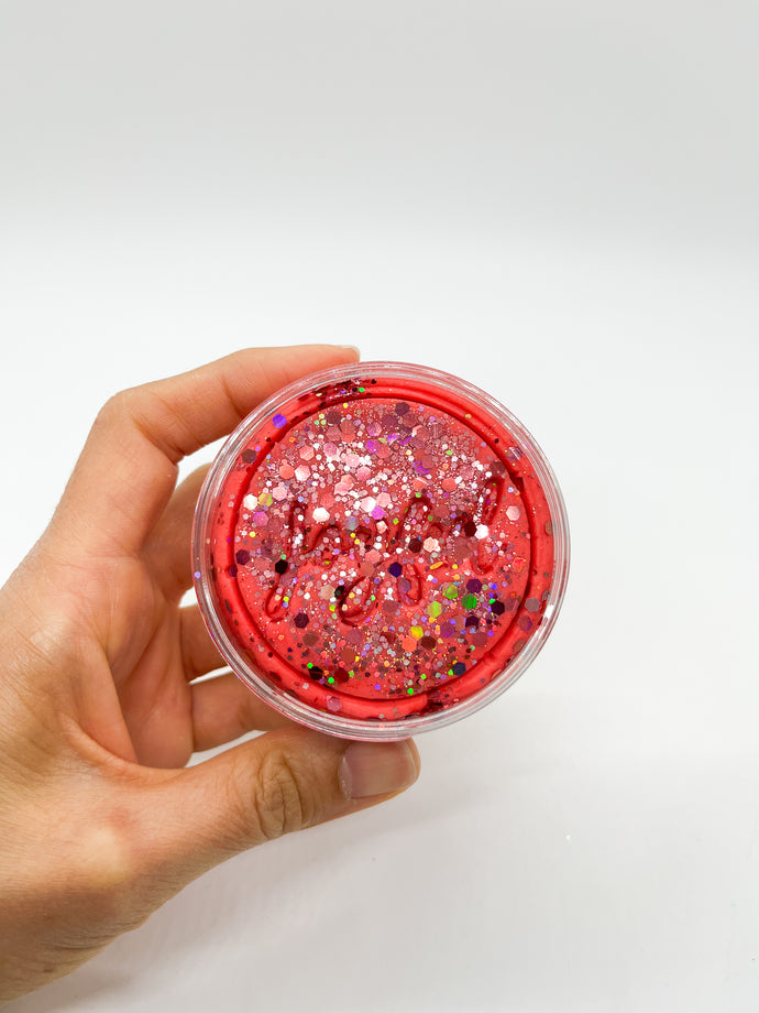 Lovely Red Play Dough Jar