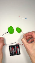 Load and play video in Gallery viewer, Christmas Play dough circuit kit, stem activity
