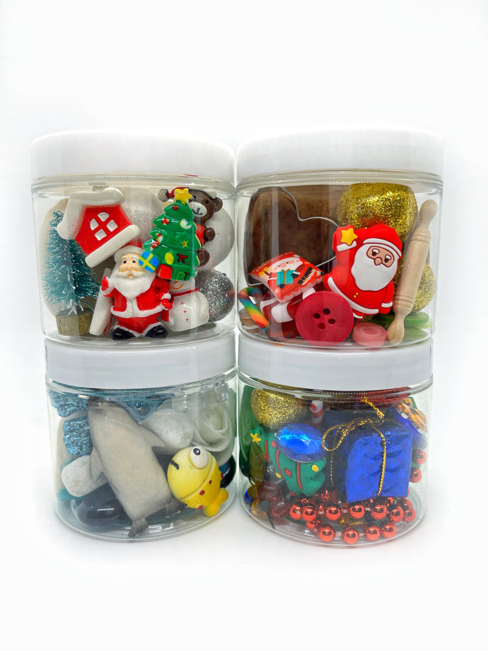 Christmas Play Dough Jar