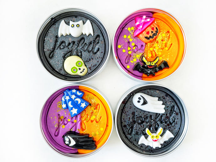 2 x Halloween Play Dough Tins